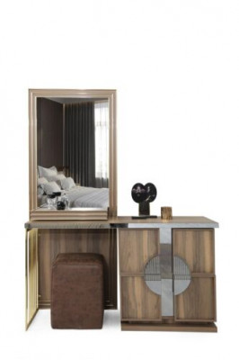Stilvoll Schlafzimmer Set Luxus Schminktisch mit Spiegel Design neu