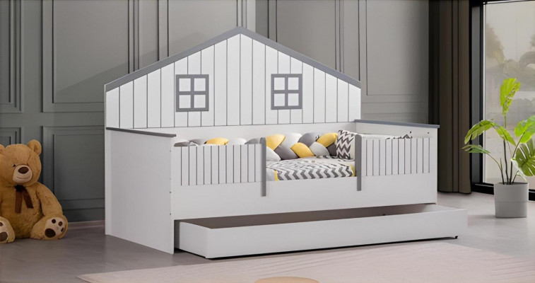 Kinderzimmer Möbel Komplettzimmer Mehrfarbig Kinderbett Kleiderschrank Kommod