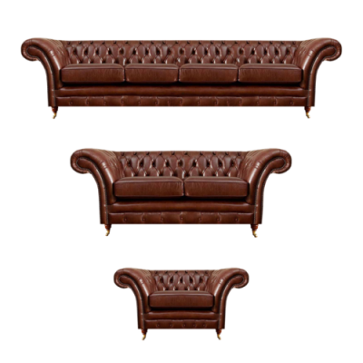 Neu Set 3tlg Wohnzimmer Chesterfield Sofas Polstermöbel Sessel Einrichtung