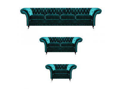 Luxus Set 3tlg Sofagarnitur Chesterfield Einrichtung Design Polstermöbel