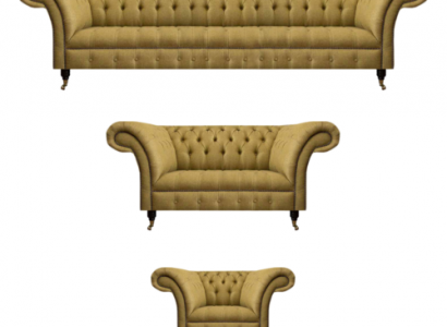 Sofagarnitur Komplett 3tlg Wohnzimmer Chesterfield Sofas Couch Textil Sessel