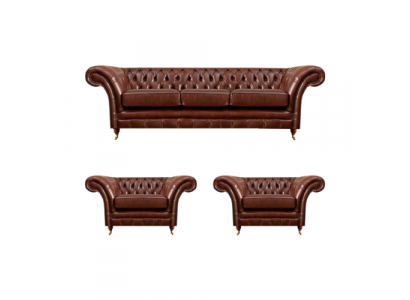 Leder Sofas Couch Polster Garnitur Sofagarnitur Moderne Couchen Chesterfield