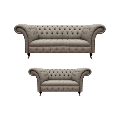 Wohnzimmer Sofa Set Dreisitzer mit Zweisitzer Sofas Designer Chesterfield
