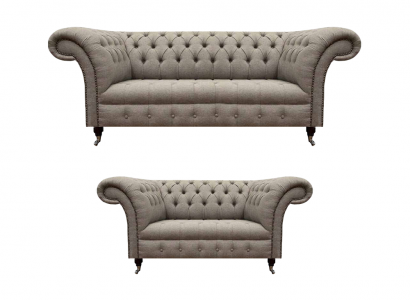 Wohnzimmer Sofa Set Dreisitzer mit Zweisitzer Sofas Designer Chesterfield