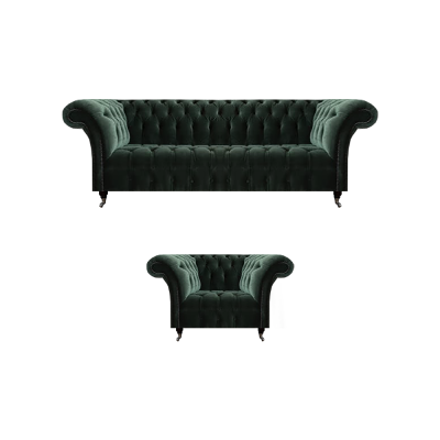 Schwarz Polstermöbel Wohnzimmer Dreisitzer Sofa Couch Neu Sessel