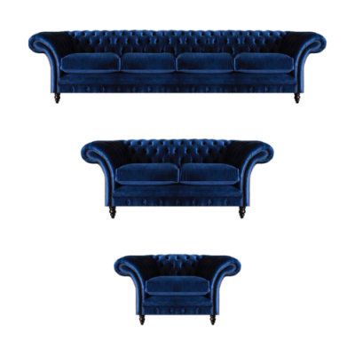 Chesterfield Sofas Neu Garnitur 3tlg Wohnzimmer Einrichtung Sofagarnitur