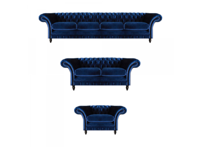 Chesterfield Sofas Neu Garnitur 3tlg Wohnzimmer Einrichtung Sofagarnitur