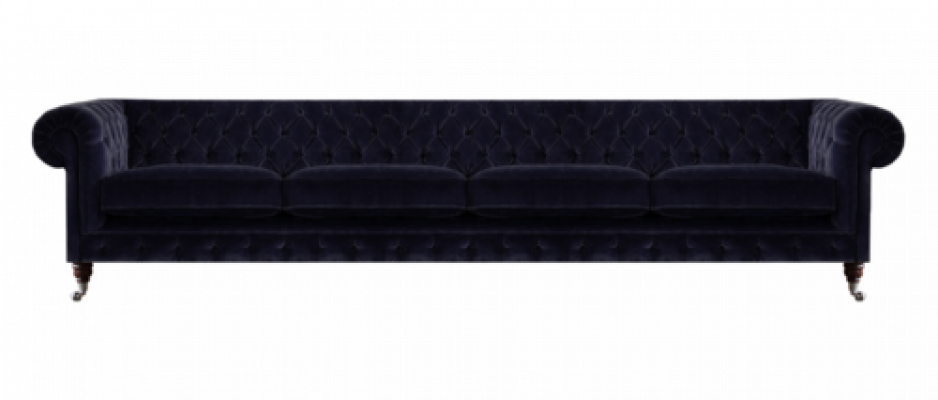 Neu Viersitzer Sofa Couch Polstermöbel Wohnzimmer Polster Textil Chesterfield