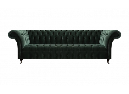 Wohnzimmer Viersitzer Polstermöbel Chesterfield Schwarz Einrichtung Chesterfield