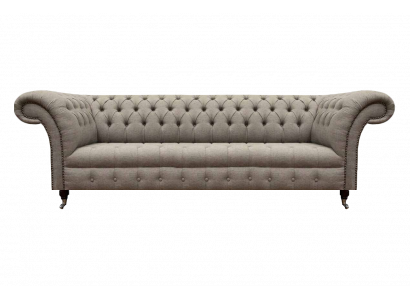 Chesterfield Viersitzer Sofa Couch Wohnzimmer Polstersofa Neu Textil Möbel