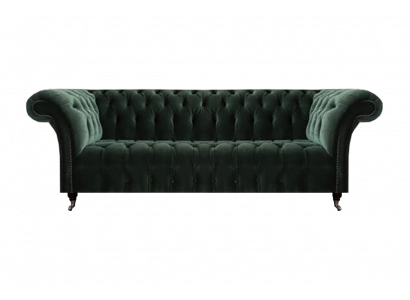 Sofa Dreisitzer Wohnzimmer Couch Polstermöbel Textil Einrichtung Chesterfield