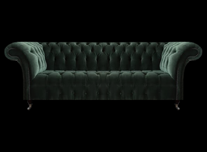 Sofa Dreisitzer Wohnzimmer Couch Polstermöbel Textil Einrichtung Chesterfield
