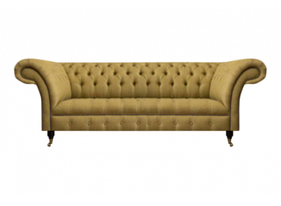 Chesterfield Dreisitzer Sofa Wohnzimmer Couch Einrichtung Luxus Textil