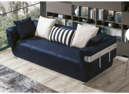 Dreisitzer Couch Stoff Sofa Couchen Möbel Textil 230cm Stoffcouch Sofas