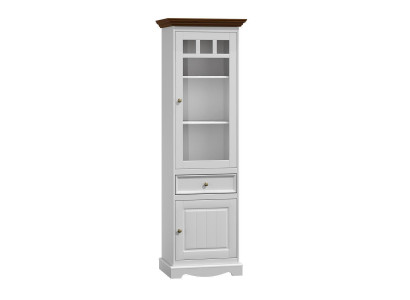 Schrank Kommode Vitrine Kolonial Stil Möbel Sideboard Anrichte Vitrine Holz Neu