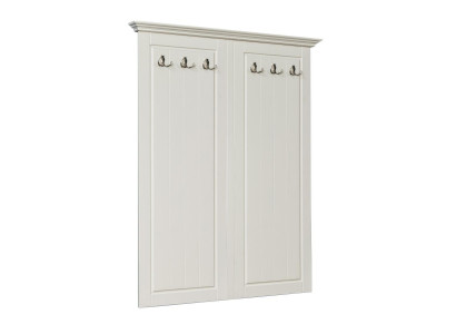 Landhaus Stil Kleiderständer Wand Garderobe Holz Garderoben Aufhänger Weiß Neu