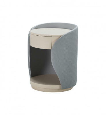 Nachttisch Schlafzimmer Beige Grau Neu Kreative Modern Design Möbel Holz Luxus