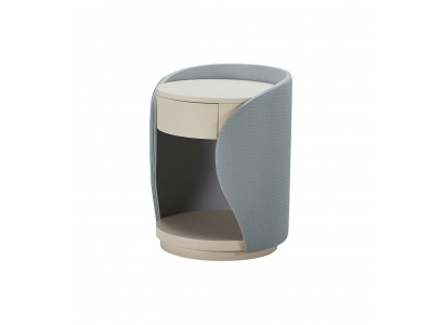 Nachttisch Schlafzimmer Beige Grau Neu Kreative Modern Design Möbel Holz Luxus