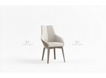 Stuhl 1x Ess Zimmer Polster Stuhl Sessel Fernseh Lounge Club Leder Textil