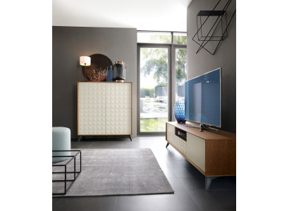 Set Moderne Wohnwand Kommode RTV Wohnzimmer Stil Wohnwände