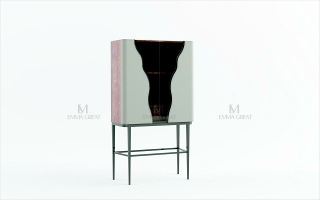 Vitrine Aktenschrank Schrank Vitrinen Büro Wohnzimmer Hochschrank Regal Möbel