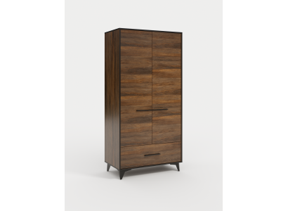 Kleiderschrank Schränke Schrank Schrankwand 2 Türen Holz Möbel Schlafzimmer Neu