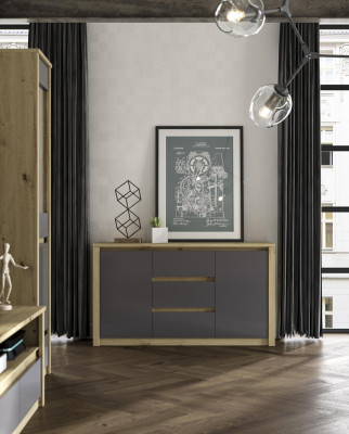 Wohn Zimmer Regal Holz Luxus Designer Kommode Anrichte Side Low Board Kommode