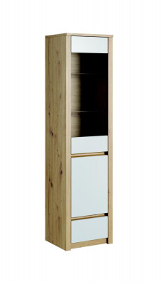 Design Wohnzimmer Set Vitrine 2x Kommode Wohnwand Wandregal Regal Schränke 4tlg.