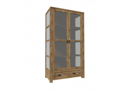 Landhaus Vitrine Kommoden Vitrinen Vitrinenschrank Schrank Glasschrank Bücher