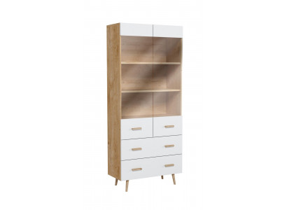 Moderne Schränke Schrank Schrankwand Bücherregal Regal Vitrine - Model Brillo