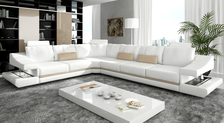 Ledersofa Ecksofa Couch Designer Polster Eckgarnitur Sofa Couchen Sofas
