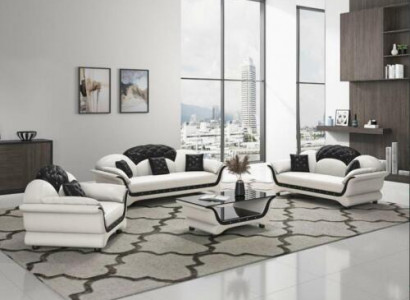 Sofagarnitur 3+2+1 Design Sitzer Set Sofa Polster Couchen Couch Modern Luxus Neu