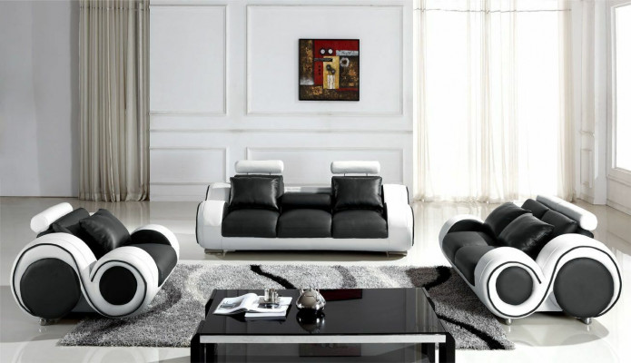 Moderne Sofagarnitur 3+2+1 Sitzer Set Design Sofas Polster Couchen Textil