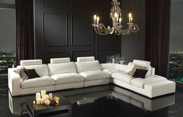 Wohnlandschaft Eckgarnitur Sofa Ecksofa Couch Garnitur Polster Eckcouch