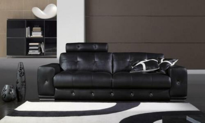 Design Sofas Polster Leder 311 Sitzer Couchen Sofagarnitur Garnituren Set