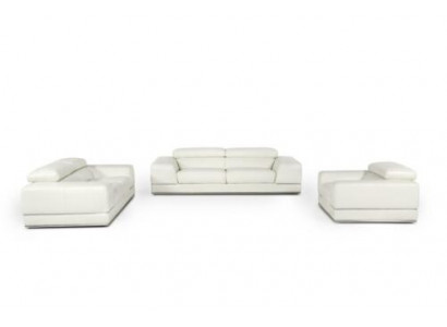 Ledersofa Couch Wohnlandschaft 3+1+1 Neu Garnitur Sofa Sofagarnitur
