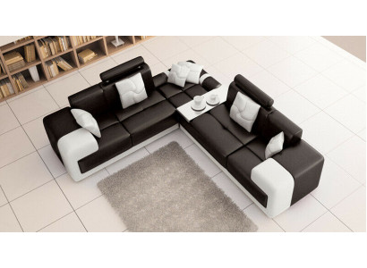 Eckcouch Eckgarnitur L Form Sofa Garnitur Polster Couch Wohnlandschaft