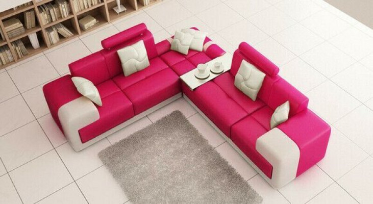 Eckcouch Eckgarnitur L Form Sofa Garnitur Polster Couch Wohnlandschaft