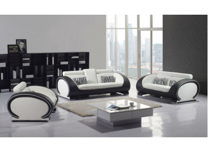 Design Polster Sitz Couch 3 Sitzer Garnitur Sofa Sofas Couchen Leder