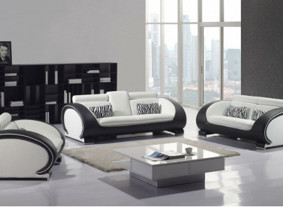 Design Polster Sitz Couch 3 Sitzer Garnitur Sofa Sofas Couchen Leder