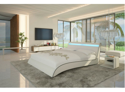Design Betten Doppel Ehe Modernes Hotel Gestell Schlaf Zimmer Leder