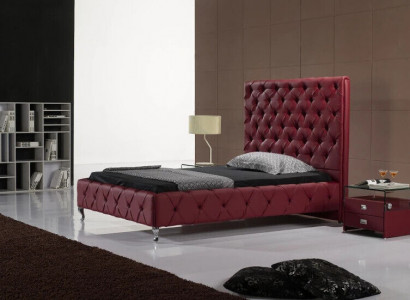 Designer Bett Chesterfield Leder Hotel Betten Luxus Doppel Schlaf Zimmer