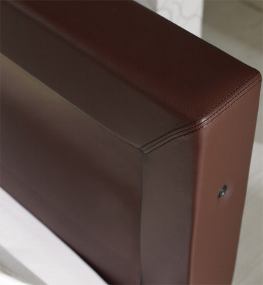 Leder Bett Polster Design Luxus Doppel Hotel Schlaf Zimmer Ehe Betten