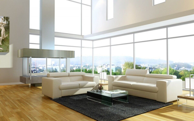 Ledersofa Sofagarnitur 32 Sitzer Set Garnitur Polstersofa Couch Designersofa