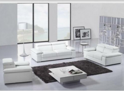 Ledersofa Sofagarnitur 32 Sitzer Set Garnitur Couch Polstersofa Designersofa