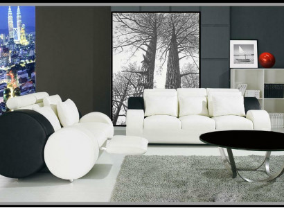 Sofagarnitur 3+2 Sitzer Sofa Sitz Couch Polster Garnitur Moderne Couchen