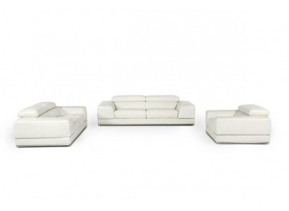 Ledersofa Wohnlandschaft 3+2 Sitzer Garnitur Design Modern Sofa Garnituren Neu