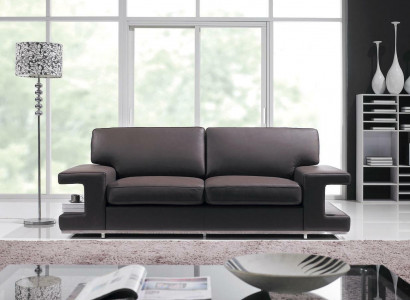 Sofa Couch Polster 2 Sitzer Leder Sofas Couchen Sitz Garnituren Design