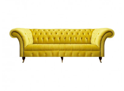 Design Modern Textil Sofa Dreisitze Couch Möbel Chesterfield Einrichtung
