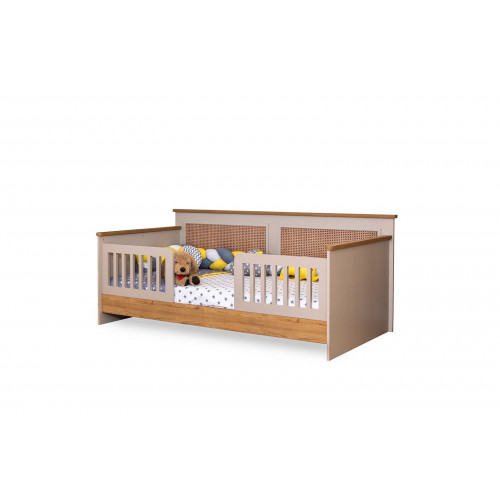 Luxuriöses Braunes Kinderbett Designer Funktionsbett Schlafzimmer Möbel